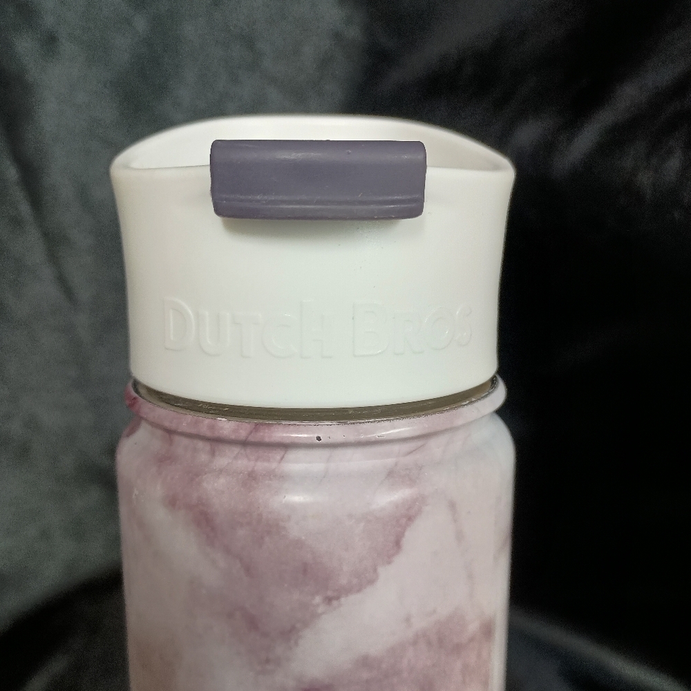 White and Purple Bath & Body Bottle with Windmill Design - Picture 12 of 16